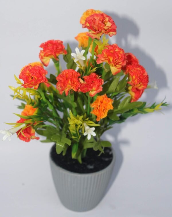 BB9-OR Flower arrangement (with pot) Pot's Width:- 9cm, Height:- 26cm, Heads:-9 - Image 4