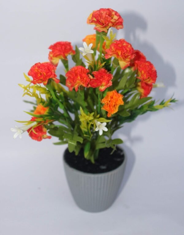 BB9-OR Flower arrangement (with pot) Pot's Width:- 9cm, Height:- 26cm, Heads:-9 - Image 3