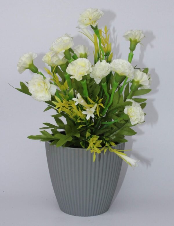 BB9-WW Flower arrangement (with pot) Pot's Width:- 9cm, Height:- 26cm, Heads:-9 - Image 2