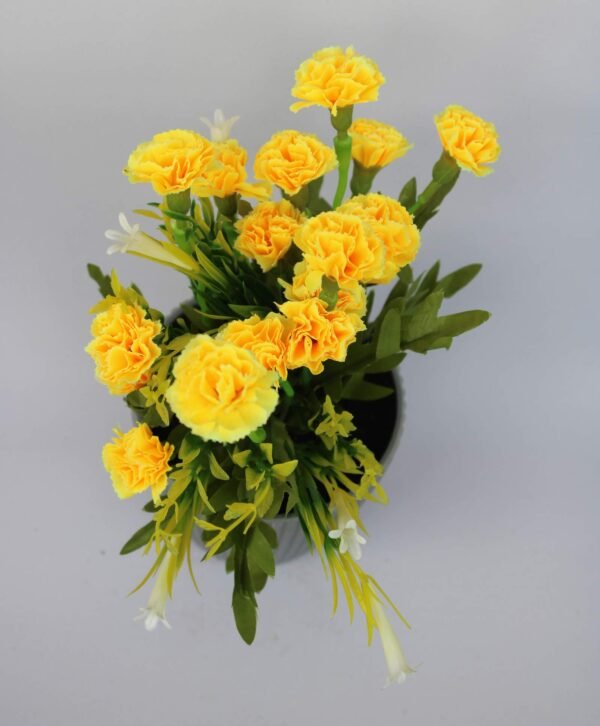 BB9-YY Flower arrangement (with pot) Pot's Width:- 9cm, Height:- 26cm, Heads:-9 - Image 2