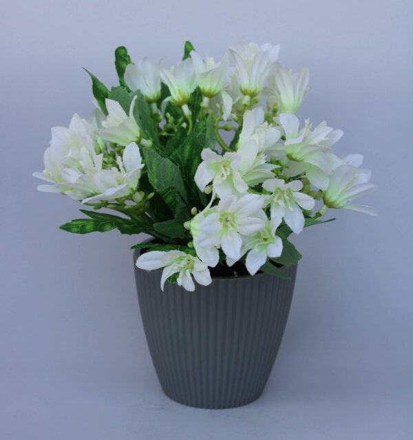 BJL-WW Flower arrangement (with pot) Pot's Width:- 9cm, Height:- 18cm - Image 2