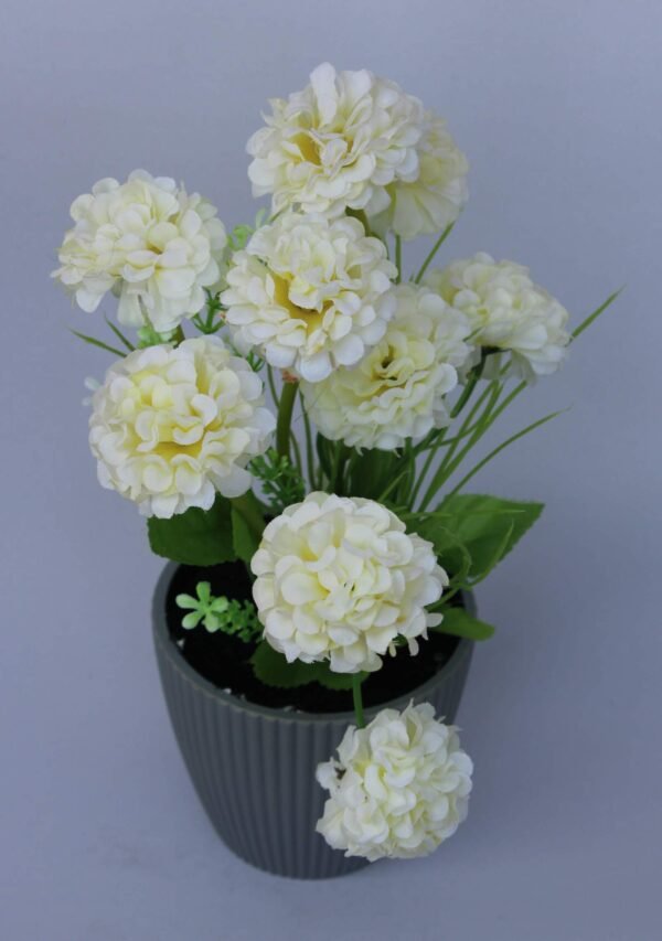 BMG-WW Flower arrangement (with pot) Pot's Width:- 9cm, Height :- 26cm - Image 4