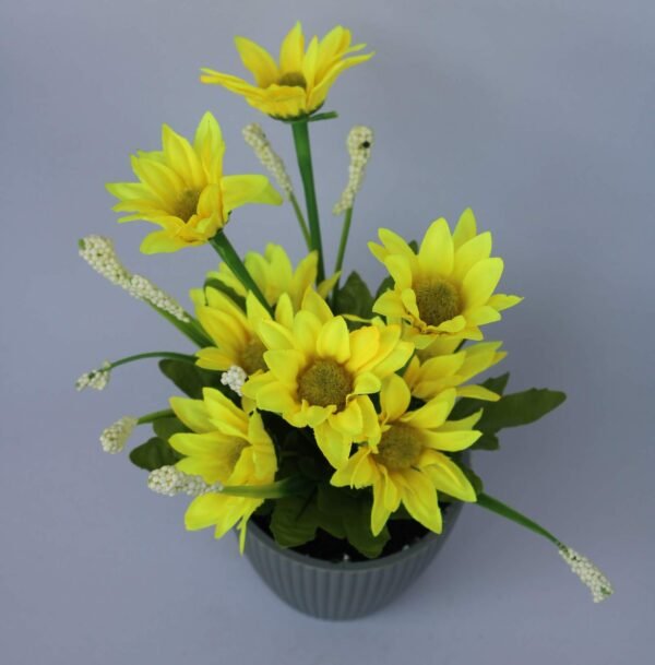 BST-YY Flower arrangement (with pot) Pot's Width:- 9cm, Height :- 23cm - Image 2