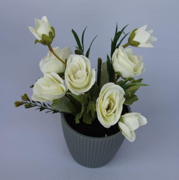 JRT-W Flower arrangement (with pot) Pot's Width:- 9cm, Height :- 20cm - Image 4