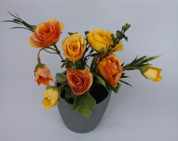 JRT-Y Flower arrangement (with pot) Pot's Width:- 9cm, Height :- 20cm - Image 4