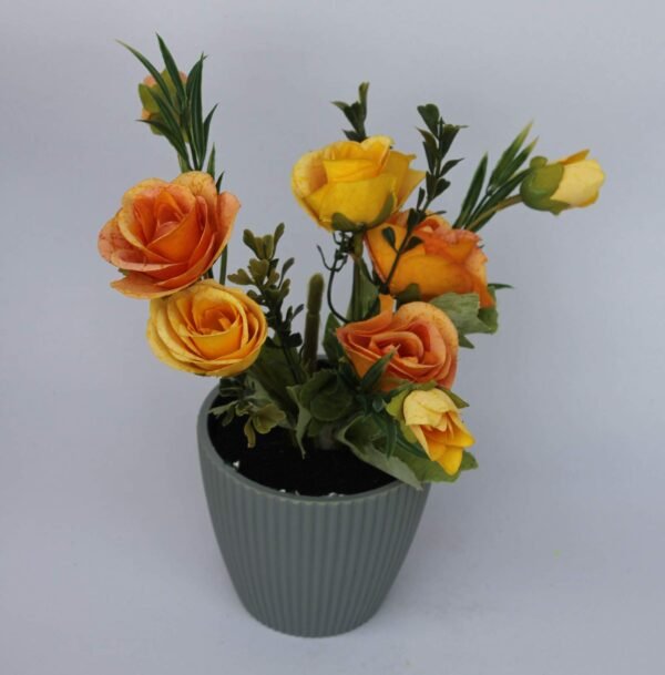 JRT-Y Flower arrangement (with pot) Pot's Width:- 9cm, Height :- 20cm - Image 3